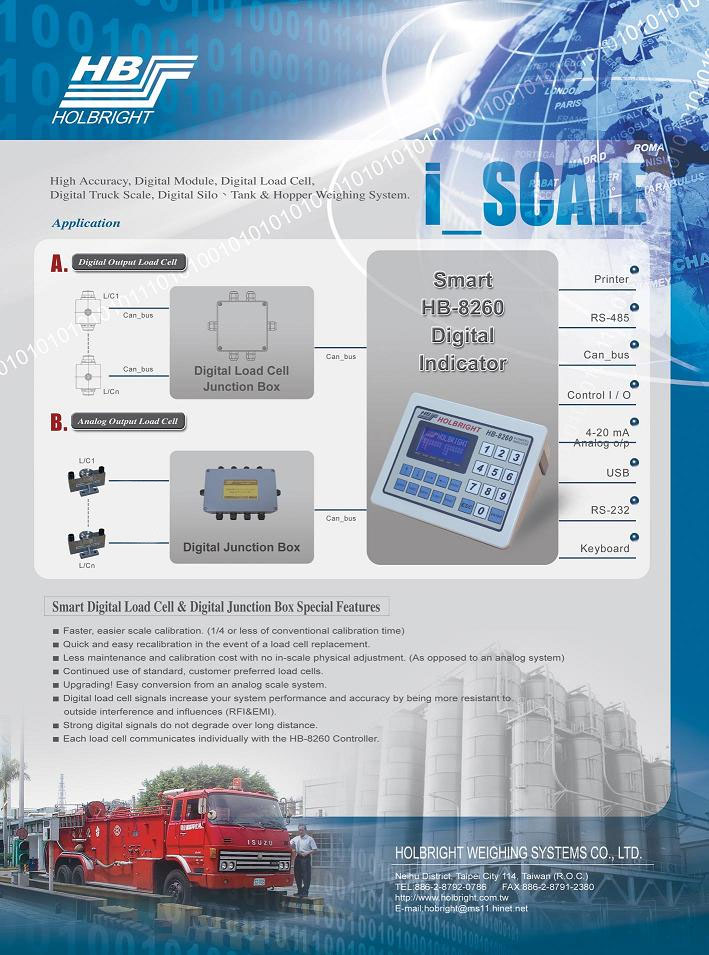 TaiwaneseHolbright Weighing Systems Co., Manufacturer